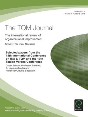 cover image of The TQM Journal, Volume 27, Issue 2
